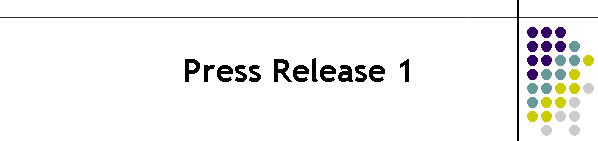 Press Release 1